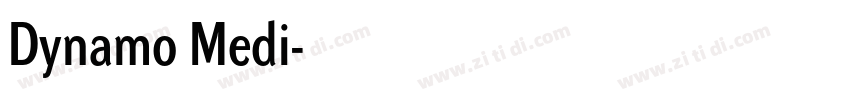 Dynamo Medi字体转换